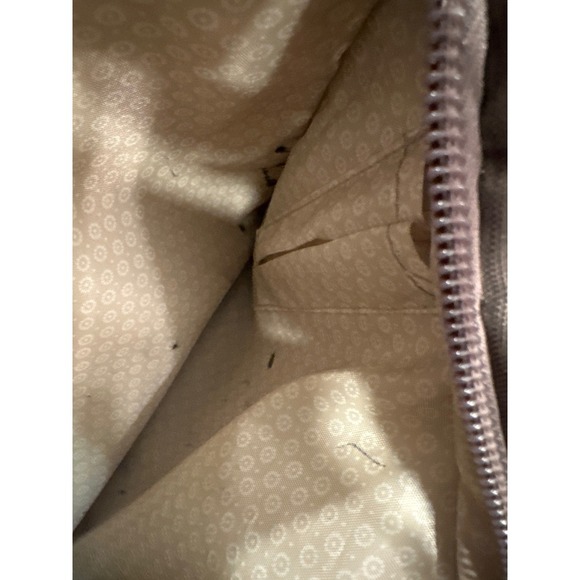 Lug Hopscotch Crossbody Bag Brown Quilted Zip Pocket Adjustable Strap - Picture 10 of 11